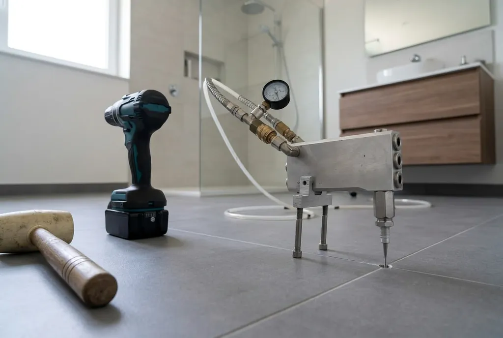 Kitbedrijf Diemen – holle tegels injecteren